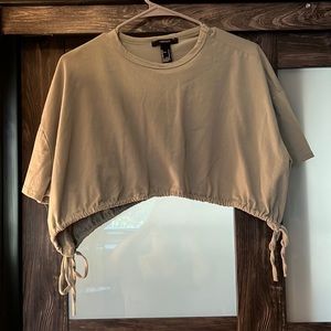 Forever 21 Light Green Ultra Crop Top - S - Great Condition